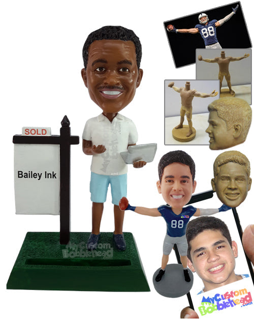 Guy Who Sells Property Personalized Bobblehead