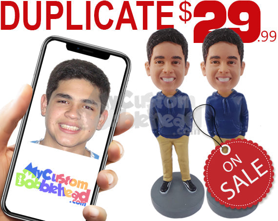 Duplicate Personalized Bobblehead - Limited Time Deal